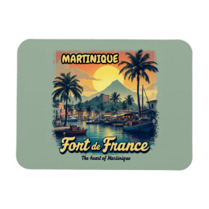 Magnet Flexible Martinique Fort-de-France Vintage