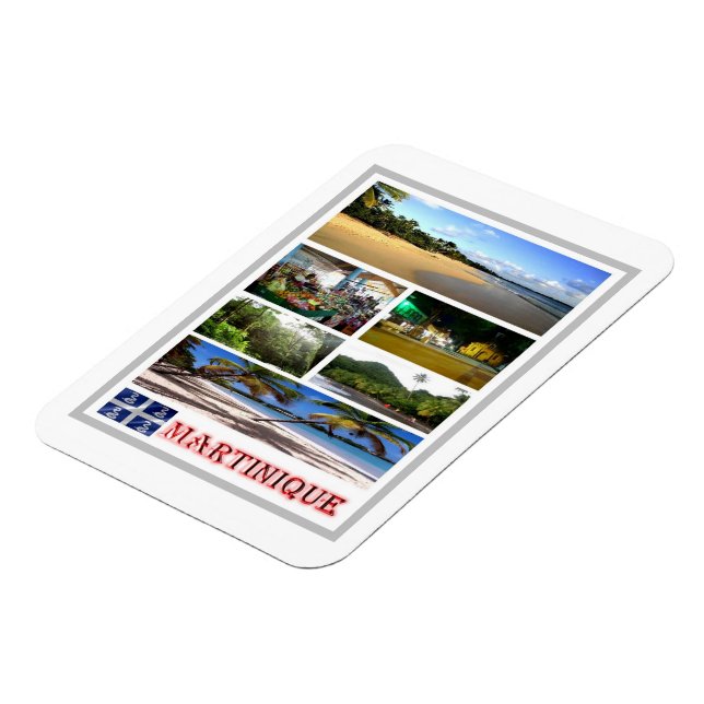 Magnet Flexible Martinique - Mosaïque - (Côté Gauche)