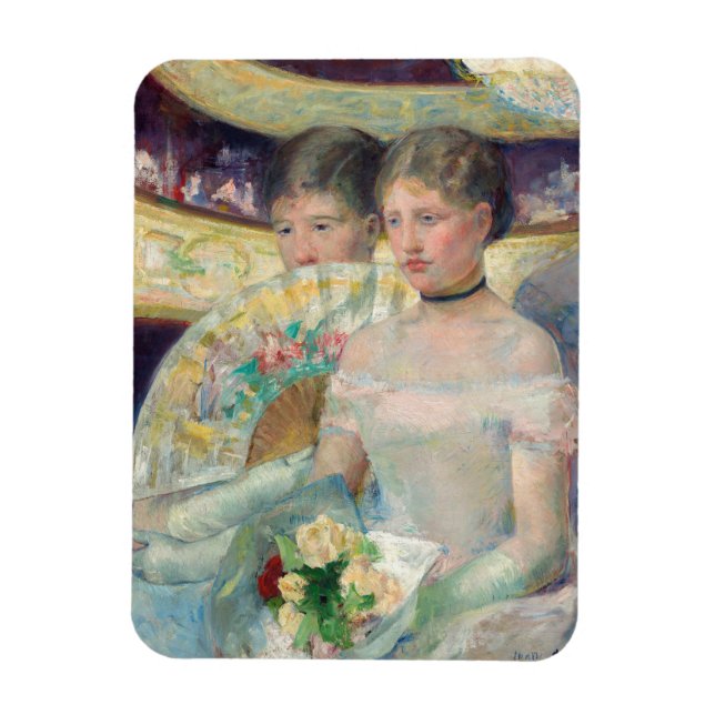 Magnet Flexible Mary Cassatt - La Loge (Vertical)