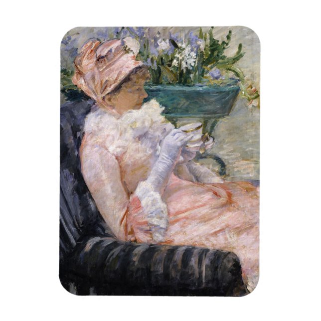 Magnet Flexible Mary Cassatt - La tasse de thé (Vertical)