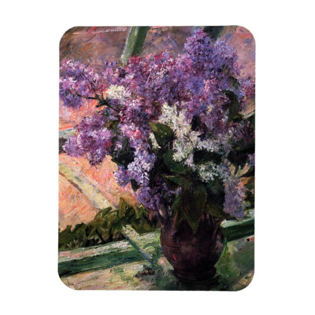 Magnet Flexible Mary Cassatt - Lilacs dans une fenêtre (Vertical)
