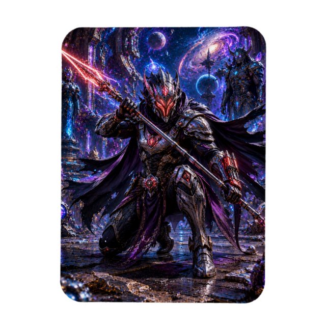 Magnet Flexible Masked Cosmic Pirate — Mysterious Energy Warrior (Vertical)