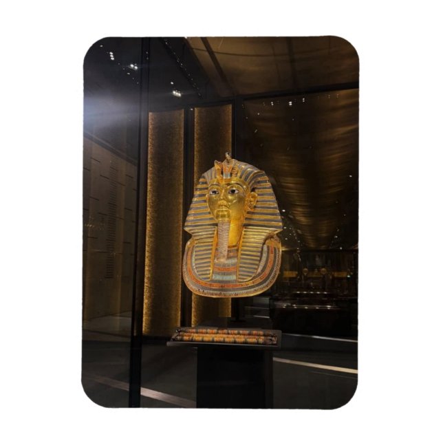 Magnet Flexible Masque d'or de Toutânkhamon Musée égyptien, Objet  (Vertical)