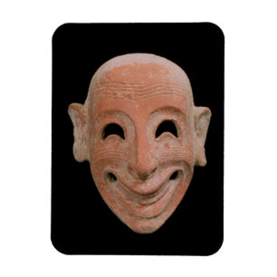 Magnet Flexible Masque grotesque, de Motya, 6ème siècle AVANT