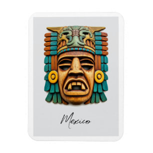 Magnet Flexible Masque maya Voyage Mexique