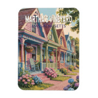 Massachusetts de Martha's Vineyard Illustration Re