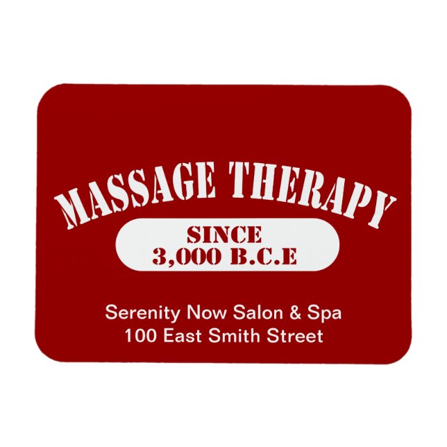 Magnet Flexible Massage thérapeutique depuis 3,000 B.C.E. (Horizontal)