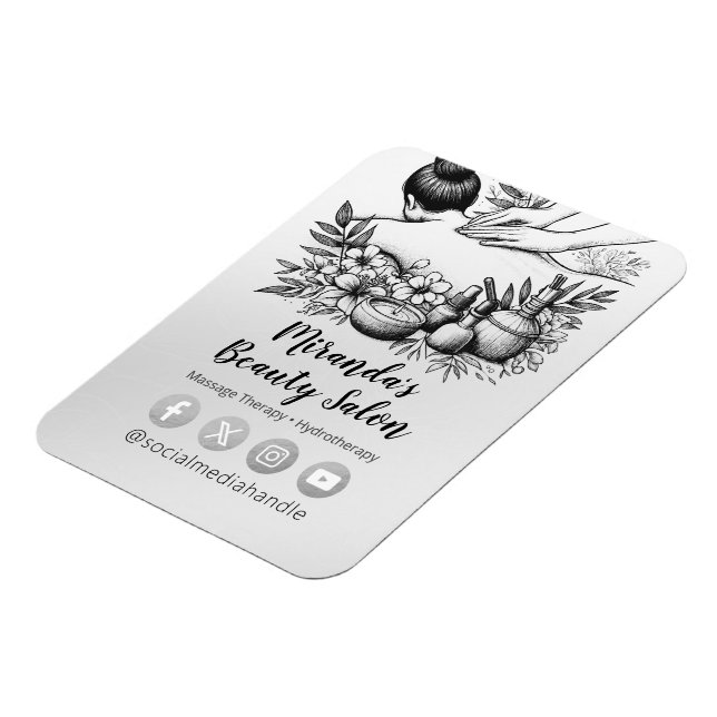 Magnet Flexible Massage Thérapie Guérison Mains Énergie Spa Bien-ê (Côté Gauche)