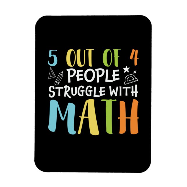 Magnet Flexible Math Teacher Struggle With Math (Vertical)