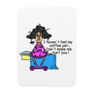 Magnet Flexible Matin Avant Humour Café