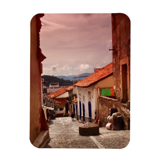 Magnet Flexible Matin Dans La Rue Taxco (Vertical)