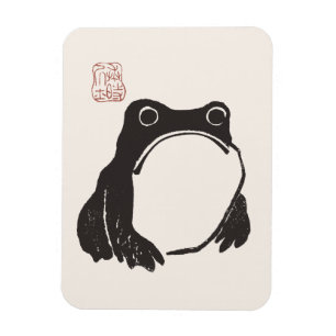 Magnet Flexible Matsumoto Hoji Frog Sad Melancholy Artiste japonai