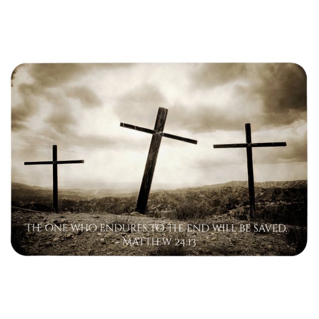 Magnet Flexible MATTHEW 24:13 Aimant flexible (Horizontal)