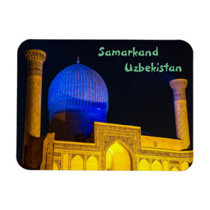 Magnet Flexible Mausolée d'Amir Timur - Samarkand, Ouzbékistan