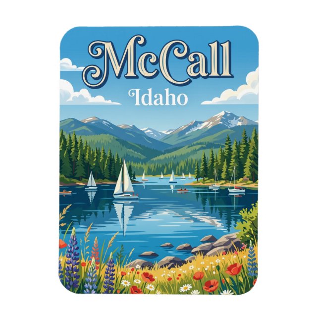 Magnet Flexible McCall Idaho (Vertical)