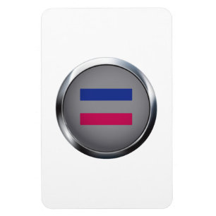 MAGNET FLEXIBLE MÉDAILLON ANDROGYNE