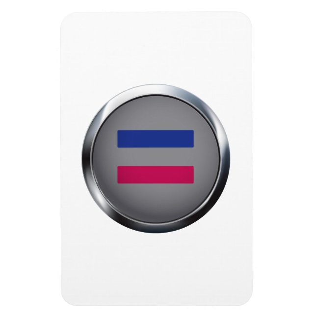 MAGNET FLEXIBLE MÉDAILLON ANDROGYNE (Vertical)