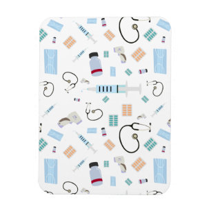 Magnet Flexible Médecin de santé Motif Fournitures Médicales