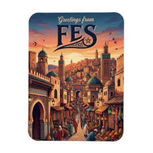 Magnet Flexible Médina de Fès Maroc