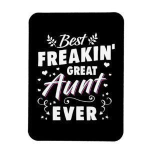 Magnet Flexible Meilleur Freakin Grande Tante Jamais