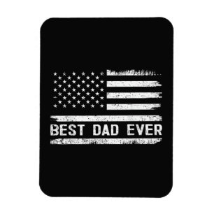 Magnet Flexible Meilleur Papa de tous les temps avec des cadeaux d