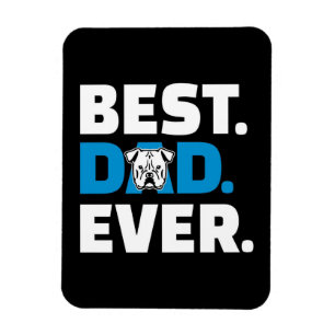 Magnet Flexible Meilleur papa jamais Cadeau Amoureux des chiens