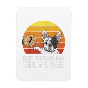 Magnet Flexible Meilleur Père Français Jamais Pour Bulldog Lover D