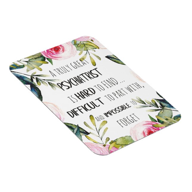 Magnet Flexible Meilleur Psychiatre Jamais Unique Aimant Cadeau (Côté Droit)