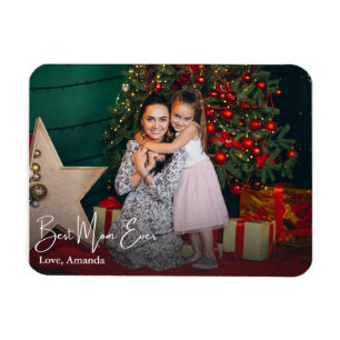Magnet Flexible Meilleure maman jamais simple photo personnalisée
