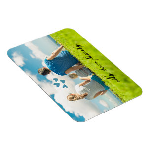 Magnet Flexible Mémoire de photo mignonne personnalisée avec texte