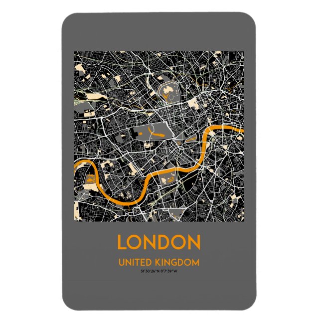 MAGNET FLEXIBLE MÉMOIRE LONDRES (Vertical)