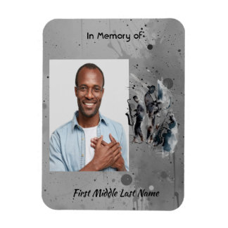 Magnet Flexible Memorial Keepsake Music Jazz Band