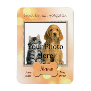 Magnet Flexible Mémorial personnel pour chien ou chat