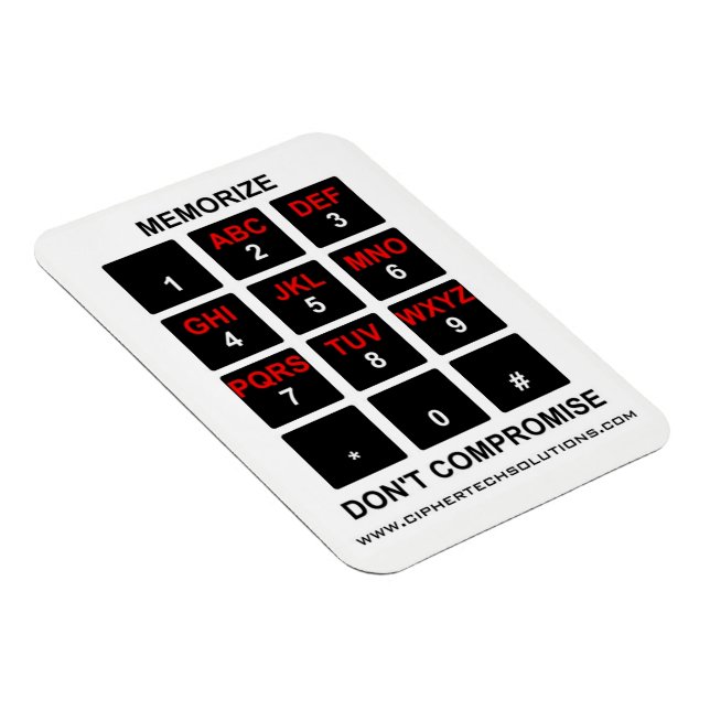 Magnet Flexible Memorize ne compromettent pas (Côté Droit)