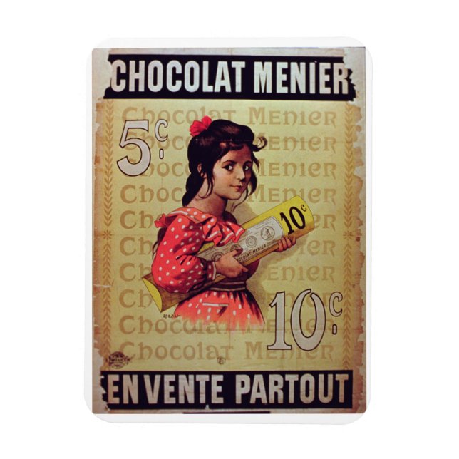 Magnet Flexible 'Menier Chocolat', En Vente Partout (couleur (Vertical)