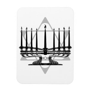 Magnet Flexible Menorah et étoile