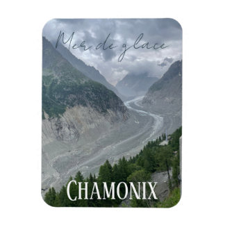 Magnet Flexible Mer de glacé, Chamonix, Mont Blanc, Alpes français