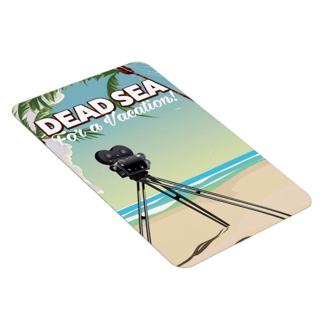 Magnet Flexible Mer Morte pour un séjour ! Affiche de voyage (Côté Droit)
