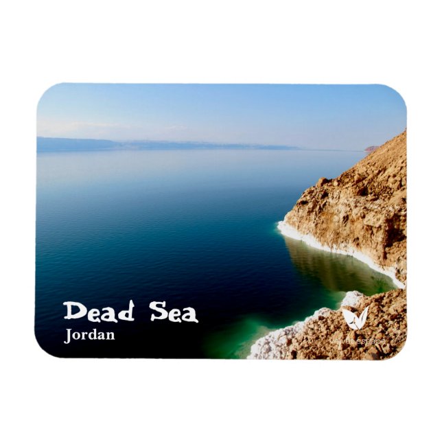 Magnet Flexible Mer morte sur l'aimant jordanien par Velvet Escape (Horizontal)