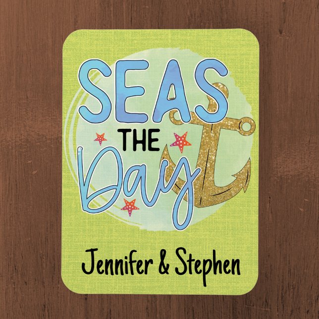 Magnet Flexible Mer verte customisée le jour de croisière Aimant p (Créateur téléchargé)