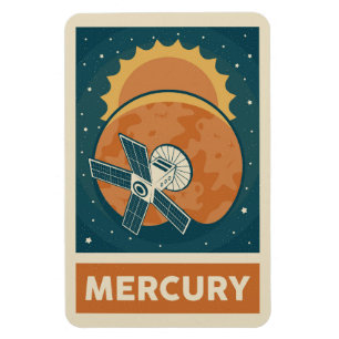Magnet Flexible Mercury Retro Galaxy Satellite