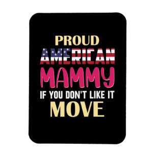 Magnet Flexible Mère Art Fière Maman Américaine