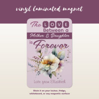 Mère et fille pour toujours mauve florale