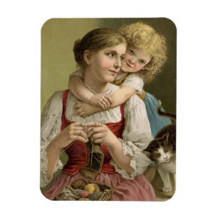 Magnet Flexible Mère Tricot vintage