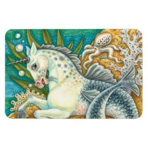 MAGNET FLEXIBLE MERHORSE & OCTOPUS BLANC, CHEVAL UNICORN IMAGINAIR