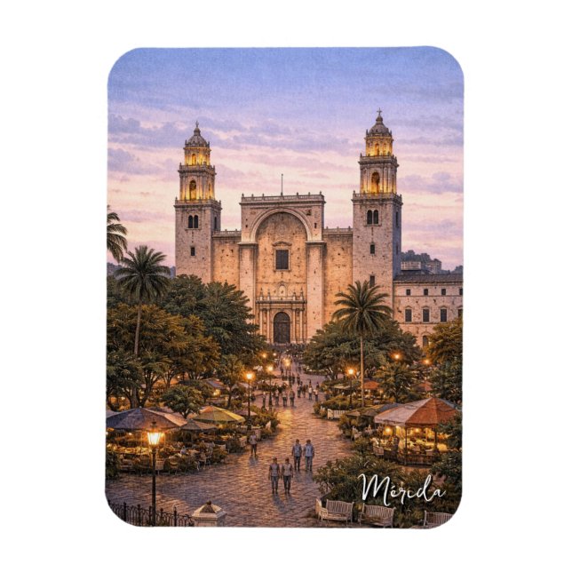 Magnet Flexible Merida Mexico Voyage (Vertical)