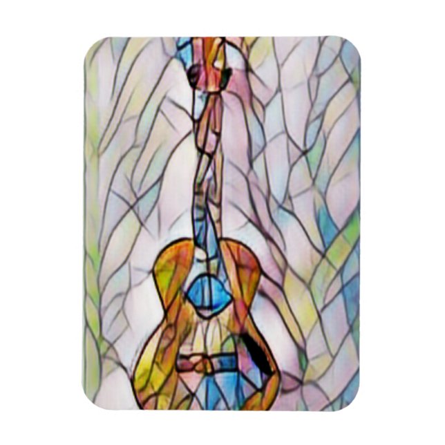 Magnet Flexible Merveilleuse guitare acoustique (Vertical)