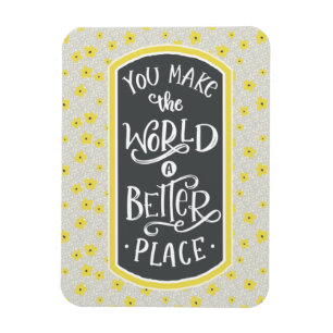 Magnet Flexible Message d'appréciation 3" x 4" Aimant photo flexib