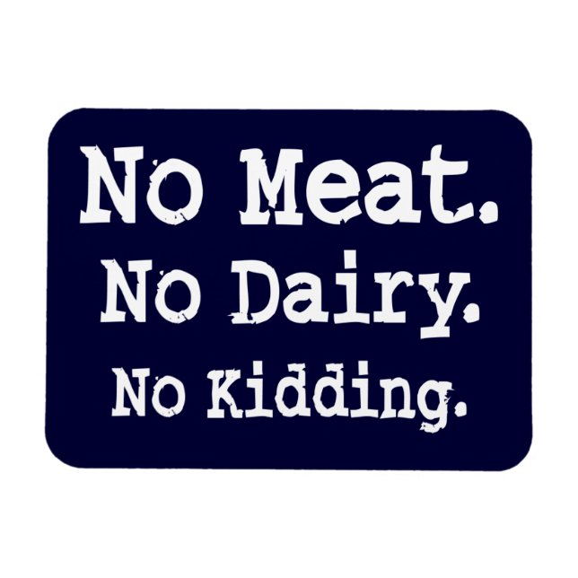 Magnet Flexible Message Vegan avec attitude (Horizontal)