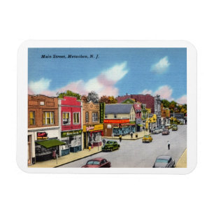 Magnet Flexible Metuchen NJ, Main Street, Vintage